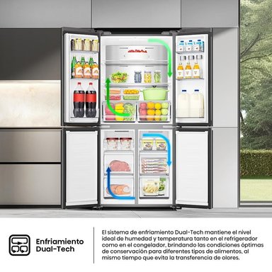 REFRIGERADORA HISENSE FRENCH DOOR NO FROST BCD-470W 456 L - 3