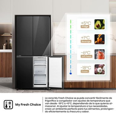 REFRIGERADORA HISENSE FRENCH DOOR NO FROST BCD-470W 456 L - 5