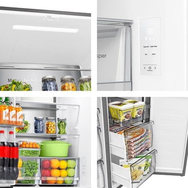 REFRIGERADORA HISENSE FRENCH DOOR NO FROST BCD-470W 456 L - 7