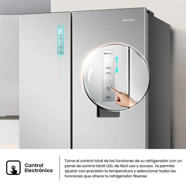 REFRIGERADORA HISENSE SIDE BY SIDE NO FROST BCD-668W 631 L - 3