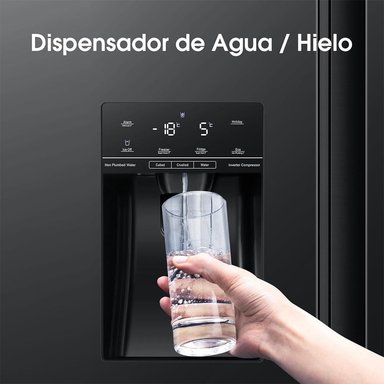 REFRIGERADORA HISENSE SIDE BY SIDE NO FROST BCD-535W 535 L - 5