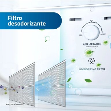REFRIGERADORA INDURAMA TOP FREEZER NO FROST RI-389DI 246 LITROS CROMO - 6