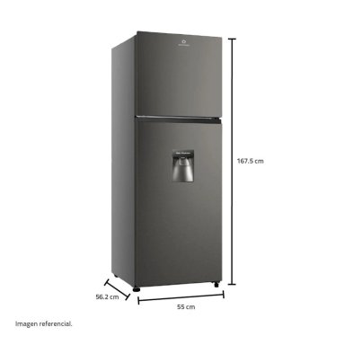 REFRIGERADORA INDURAMA TOP FREEZER NO FROST RI-389DI 246 LITROS CROMO - 8