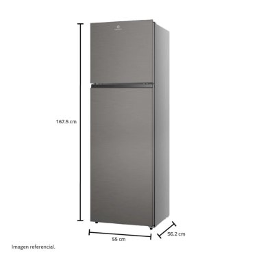 REFRIGERADORA INDURAMA TOP FREEZER NO FROST RI-389I 246 LITROS CROMO - 9