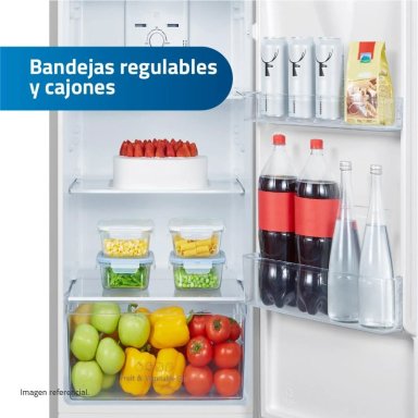 REFRIGERADORA INDURAMA TOP FREEZER NO FROST RI-389DNI 246 L NEGRO - 7
