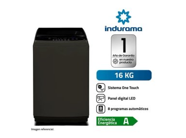 LAVADORA INDURAMA 16 KG CARGA SUPERIOR ANTIENREDO LRI-16DTN - 2