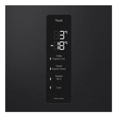 REFRIGERADORA LG 339L GB37SPV BOTTOM FREEZER HYGIENE FRESH+ NEGRO MATE - 6