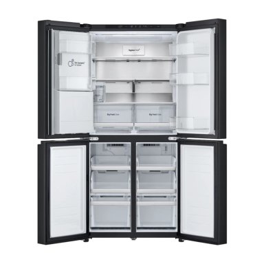 REFRIGERADORA LG 427L GM57SPM FRENCH DOOR TOTAL NO FROST NEGRO - 4