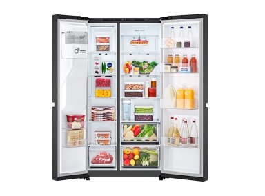 REFRIGERADORA LG 625L GS66SPM SIDE BY SIDE TOTAL NO FROST NEGRO MATE - 5
