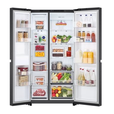 REFRIGERADORA LG 658L GS66BPM SIDE BY SIDE TOTAL NO FROST NEGRO MATE - 4