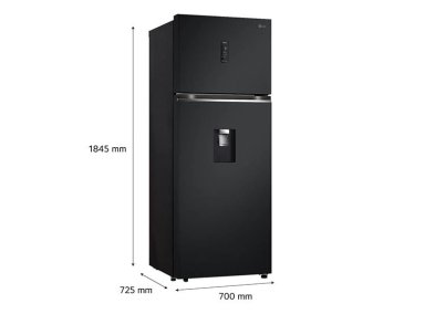 REFRIGERADORA LG 459L VT45APMC TOP FREEZER DOOR COOLING+ PLATEADA - 2
