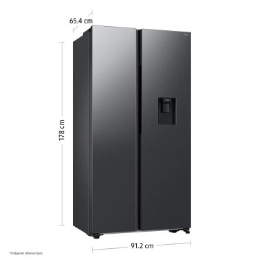 REFRIGERADORA SAMSUNG SIDE BY SIDE NO FROST RS57DG4100B4/PE 560 LT - 2