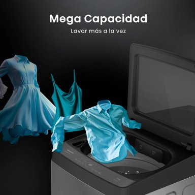 LAVADORA HISENSE 16KG CARGA SUPERIOR NO INVERTER WT3K1623UT - 9