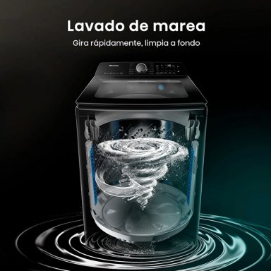 LAVADORA HISENSE 22KG CARGA SUPERIOR INVERTER WT5I2223DB - 10