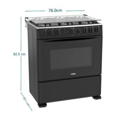 COCINA DE PIE A GAS GLP MABE 6 HORNILLAS CMP3020FN1 - 3