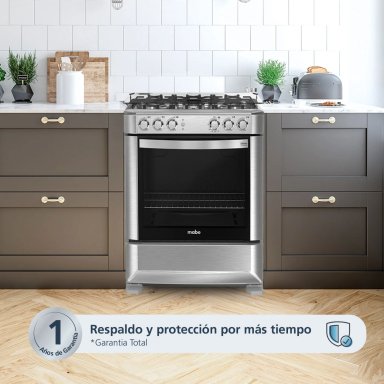COCINA DE PIE A GAS GLP MABE 6 QUEMADORES CMP7628FX0 - 4