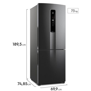REFRIGERADORA ELECTROLUX BOTTOM FREEZER NO FROST IB7B - 2