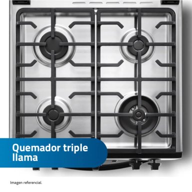COCINA A GAS INDURAMA 4 QUEMADORES POMPEYA ZAFIRO - 4