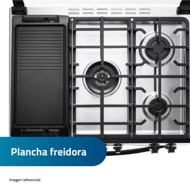 COCINA INDURAMA 5 QUEMADORES DE PIE A GAS BORGOÑA ZAFIRO - 6