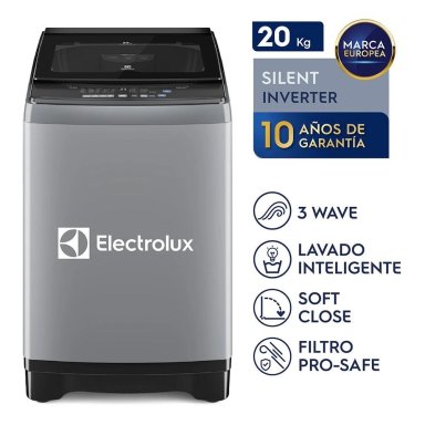 LAVADORA INVERTER ELECTROLUX 20KG GRIS EWIJ20F2XSYG - 2