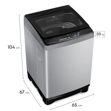 LAVADORA INVERTER ELECTROLUX 20KG GRIS EWIJ20F2XSYG - 5