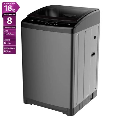LAVADORA HISENSE 18 KG CARGA SUPERIOR WT3W1823UT - 2