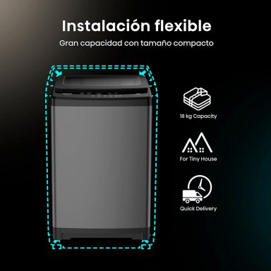 LAVADORA HISENSE 18 KG CARGA SUPERIOR WT3W1823UT - 13