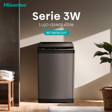 LAVADORA HISENSE 18 KG CARGA SUPERIOR WT3W1823UT - 6