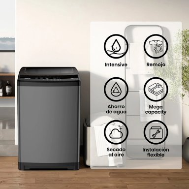 LAVADORA HISENSE 18 KG CARGA SUPERIOR WT3W1823UT - 8
