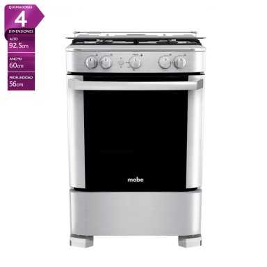 COCINA GAS LICUADO MABE 4 QUEMADORES CMP6035FX1