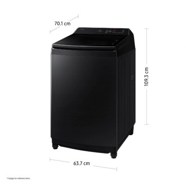 LAVADORA SAMSUNG 21KG SUPERIOR CARGA ECOBUBBLE WA80F21B9BPE - 2