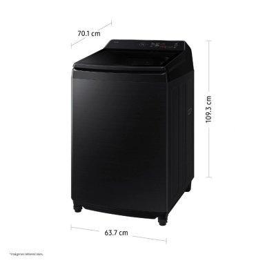 LAVADORA SAMSUNG 19KG CARGA SUPERIOR ECOBUBBLE™ WA80F19S8BPE - 2