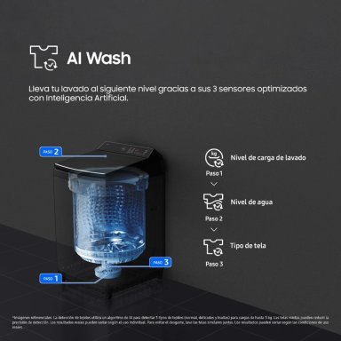 LAVADORA SAMSUNG 19KG CARGA SUPERIOR ECOBUBBLE™ WA80F19S8BPE - 7