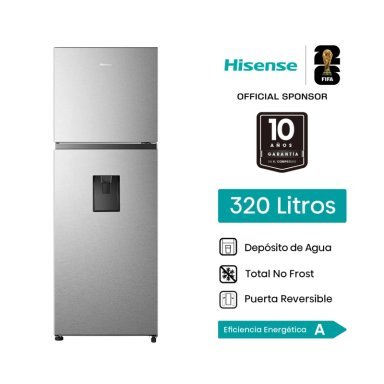 REFRIGERADORA HISENSE TOP FREEZER NO FROST RT3N320NMC