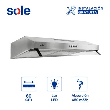 COMBO EMPOTRABLE SOLE COCINA SOLCO034 + CAMPANA EXTRACTORA TURE16COV2 + HORNO SOLHO007 - 5