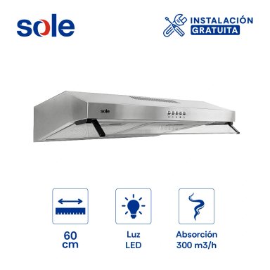 COMBO EMPOTRABLE SOLE COCINA SOLCO034 + CAMPANA EXTRACTORA TURE15COV2 + HORNO SOLHO009V3 - 10