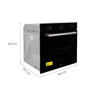 COMBO EMPOTRABLE SOLE COCINA SOLCO034 + CAMPANA EXTRACTORA TURE63CO + HORNO SOLHO009V3 - 12