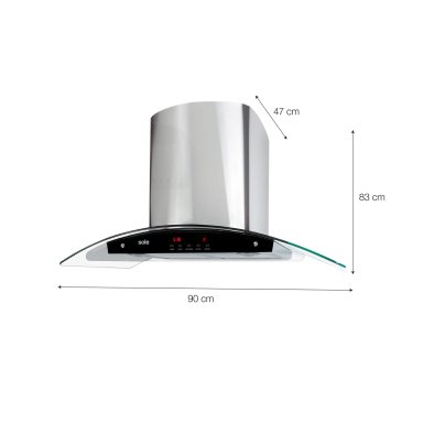 COMBO EMPOTRABLE SOLE COCINA SOLCO040 + CAMPANA EXTRACTORA TURE63CO + HORNO SOLHO009V3 - 3