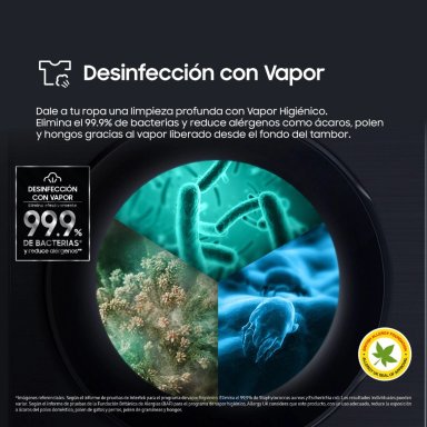 LAVADORA SAMSUNG 10.5 KG CARGA FRONTAL AI ECOBUBBLE WW10DG5U34ABPE - 10