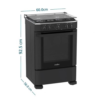 COCINA A GAS MABE 4 QUEMADORES CMP6010FN0 - 2