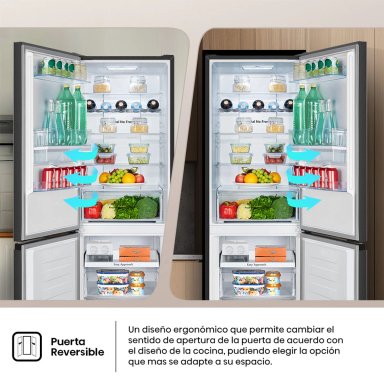 REFRIGERADORA HISENSE BOTTOM FREEZER NO FROST RB286N1MBA 287L - 7