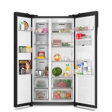 REFRIGERADOR ELECTROLUX NO FROST SIDE BY SIDE INVERTER ERSB54N2WXB 522L BLACK - 4