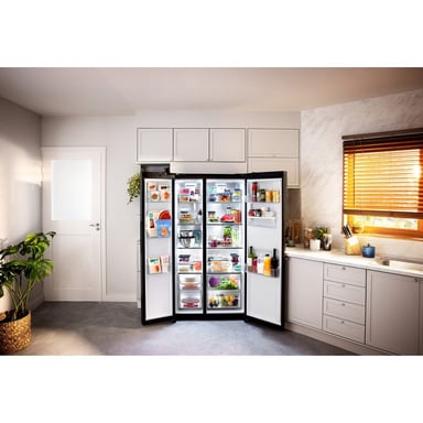 REFRIGERADOR ELECTROLUX NO FROST SIDE BY SIDE INVERTER ERSB54N2WXB 522L BLACK - 7