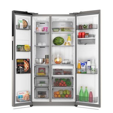 REFRIGERADORA ERS65F2P5BI  ELECTROLUX NO FROST SIDE BY SIDE INVERTER 611 L SILVER - 7