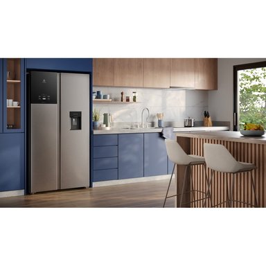REFRIGERADORA ERS65F2P5BI  ELECTROLUX NO FROST SIDE BY SIDE INVERTER 611 L SILVER - 10
