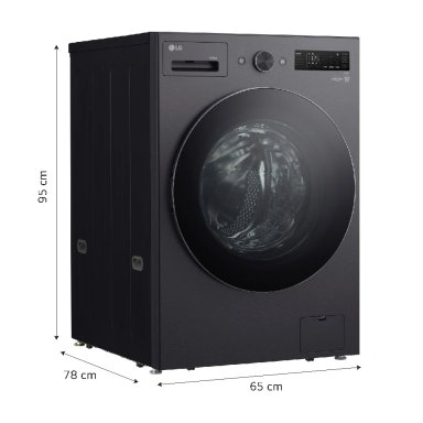 LAVASECA LG CARGA FRONTAL 16KG/8KG WD16EBNT6PC AI DD INTELIGENCIA ARTIFICIAL NEGRO MATE - 2