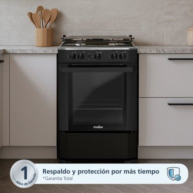 COCINA DE PISO A GAS MABE CMP6040FN0 60 CM NEGRO - 4