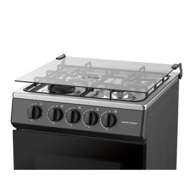 COCINA DE PIE A GAS MIDEA 4 HORNILLAS MGS20FS2LFABB-PE ACERO INOXIDABLE - 7