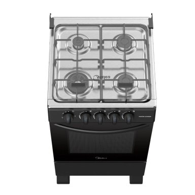COCINA DE PIE A GAS MIDEA 4 HORNILLAS MGS20FS2LFABB-PE ACERO INOXIDABLE - 8