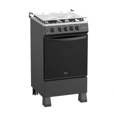 COCINA DE PIE A GAS MIDEA 4 HORNILLAS MGS20FS2LFAMB-PE ACERO INOXIDABLE - 5